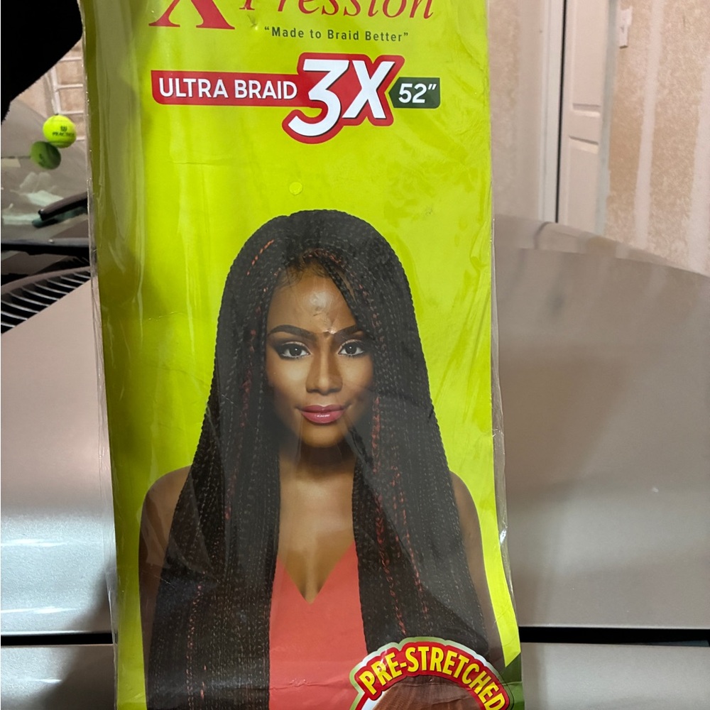 Outre X-Pression 3X Ultra Pre-Stretched Braiding Hair in a 52-inch (2pk)